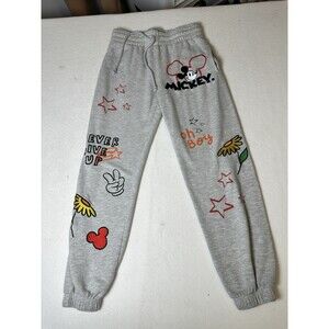Mickey‎ Mouse Disney Women's Embroidery Joggers Small